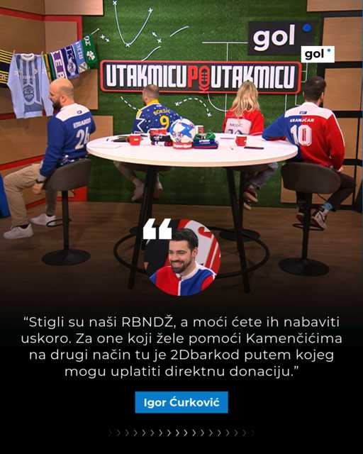 [HR&AD] DONACIJA za DŽEMPER 🔜🔜❤🖤

Tijekom ovog tjedna moći ćete krenuti u božićnu nabavku naših RBNDŽ kroz našu aktivaciju DONACIJA za DŽEMPER. ⚽

Kako funkcionira DONACIJA za DŽEMPER?
1️⃣ Na micrositeu koji ćemo uskoro objaviti odabereš RBNDŽ koji želiš pokloniti sebi ili nekom od svojih najbližih. 
2️⃣ Ubrzo nakon odabira i ispunjavanja podataka za dostavu na mail ti stižu ti podaci i 2D bar kod za uplatu minimalnog iznosa donacije. 
3️⃣ Minimalni iznos donacije za jedan džemper je 50€, ali ako želiš, slobodno možeš promijeniti iznos u veći.
4️⃣ Prilikom skeniranja 2D bar koda popuniti će ti se svi potrebni podaci. Molimo te da dodano u OPIS PLAĆANJA upišeš svoje ime i prezime, adresu te kontakt broj kako bismo lakše evidentirali uplatu s tvojim zahtjevom za džemper.
5️⃣ Kad donacija bude registrirana na računu humanitarne akcije Udruge Kamenčići šaljemo ti odabrani džemper. 

Dodatno: Ako te ne zanimaju RBNDŽ, niti te zanimaju dresovi na aukciji, a ipak želiš pomoći, pripremili smo i 2D barkod/QR kod koji skeniraš internet bankarstvom i na taj način možeš donirati 5€ za Kamenčiće. Ako želiš, donaciju slobodno povećaš. ❤‍🔥

Hvala ti što si dio zajednice koja ponosno ističe poruku: I MI POMAŽEMO KAMENČIĆIMA! ❤