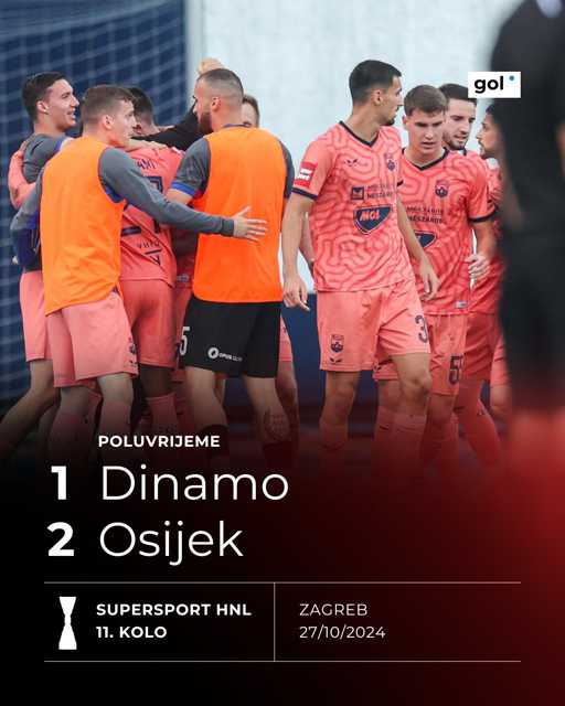 UŽIVO DINAMO - OSIJEK: Gosti okrenuli rezultat i na pauzu otišli s prednošću, što kažete na utakmicu?

Opširnije >>> https://bit.ly/4eXT29b