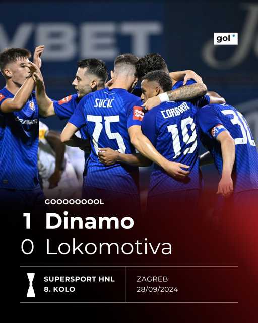 GOOOL! Dinamo vodi 1:0 protiv Lokomotive, sjajno je krenuo povratnički debi Nenada Bjelice.

Pratite utakmicu > https://bit.ly/3zBT0Em