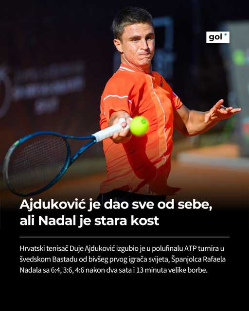 Ajduković je, unatoč porazu, došao do najvećeg uspjeha u karijeri. Bravo! 🇭🇷❤️

📸: Tom Dubravec/CROPIX