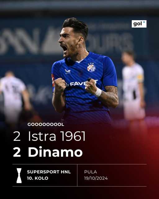 GOOOL! Vraća se Dinamo pogotkom iz kaznenog udarca, ostalo je manje od deset minuta do kraja!

Pratite utakmicu > https://bit.ly/4h8Q433