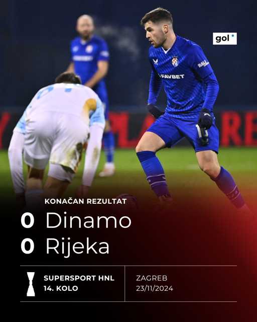 KRAJ! Dinamo i Rjieka odigrali su utakmicu bez pobjednika, vaš komentar?

Više o utakmici > https://bit.ly/DINAMO-RIJEKA