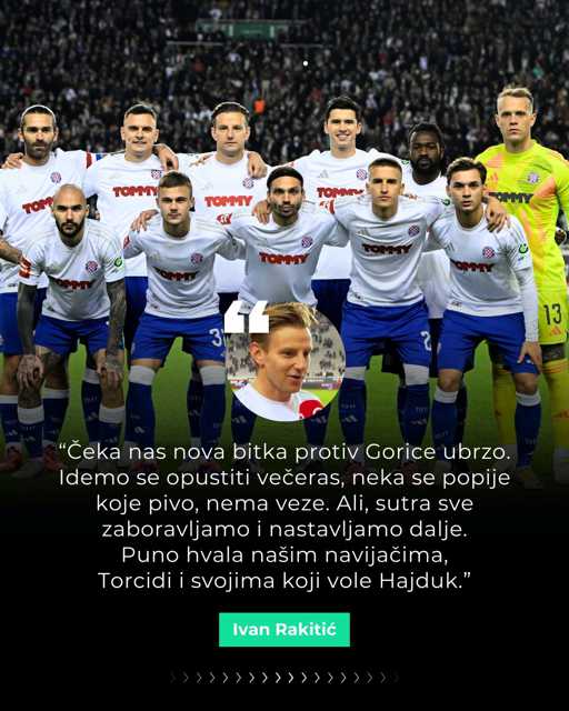 Ivan Rakitić nakon derbija na Poljudu... ⚽