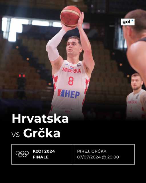 Utakmica za Olimpijske igre. Idemo Hrvatska! 🏀❤
