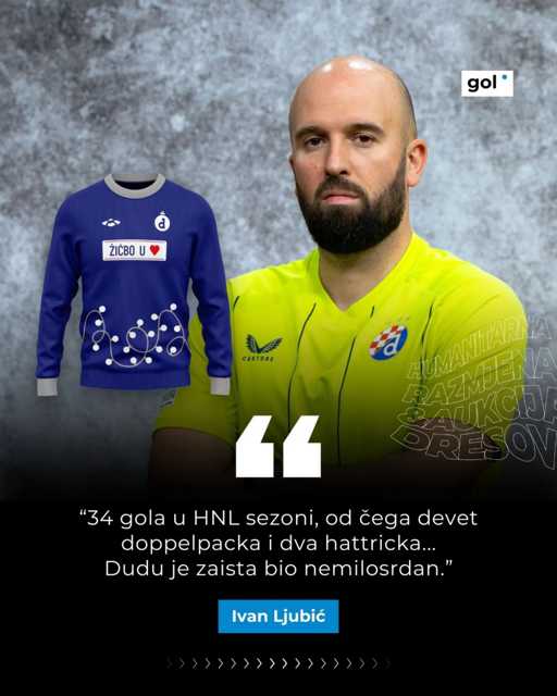 [HR&AD] SUDJELUJ U RAZMJENI! 🔄👕🎁

Naš Ljubo slikovito je rekreirao Eduardovu rekordnu sezonu u kojoj je utrpao 34 komada. ⚽️⚽️⚽️⚽️⚽️⚽️⚽️⚽️⚽️⚽️⚽️⚽️⚽️⚽️⚽️⚽️⚽️⚽️⚽️⚽️⚽️⚽️⚽️⚽️⚽️⚽️⚽️⚽️⚽️⚽️⚽️⚽️⚽️⚽️ Puno je to golova...

Od ponedjeljka 4.11. vas pozivamo da ponovno sudjelujete u  RAZMJENI po principu VI NAMA DRES - MI VAMA DŽEMPER! 🤝

Zato pretražite svoje ormare, pronađite vaše retro dresove i pošaljite nam poruku na društvene mreže podcasta UPU i portala gol.hr. 📲

Razmjena ili SWAPAWAY traje do 11.11. u 8:00, a 10 pobjednika ćemo proglasiti u sljedećoj epizodi UPU podcasta. 🎬✅️