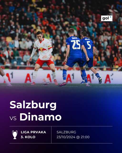 Dinamo u 3. kolu Lige prvaka putuje u Salzburg i kreće u lov na bodove protiv uzdrmanog austrijskog prvaka. 💪🔵

Tekstualni prijenos pratite na portalu @golhr.