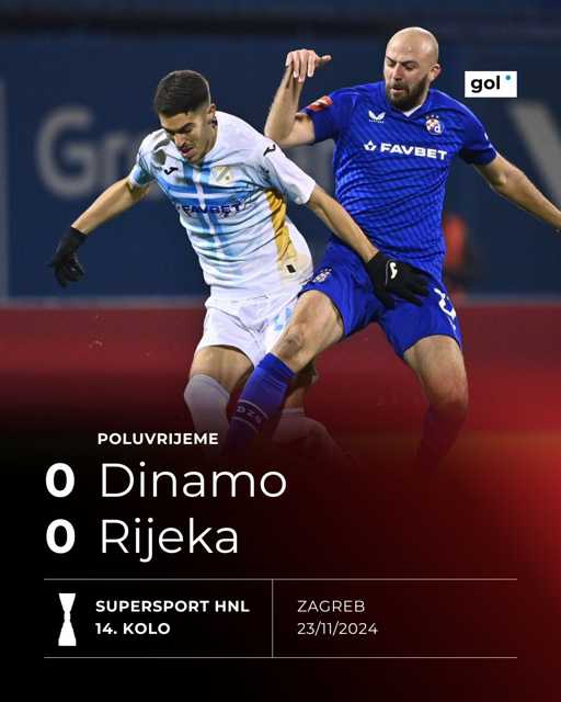 Gotovo je prvo poluvrijeme na Maksimiru. Nismo puno toga vidjeli, a Pjaca je imao najbolju priliku. Vaš komentar?

Više o utakmici > https://bit.ly/DINAMO-RIJEKA