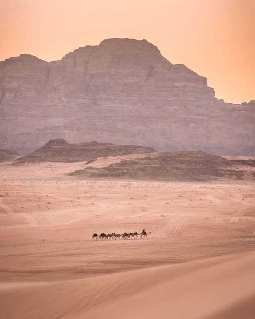 Nevjerojatan prizor u pustinji Wadi Rum - poznatoj kao i Dolina mjeseca. 😍
@cwaddell88 
#desert #travel #punkuferhr