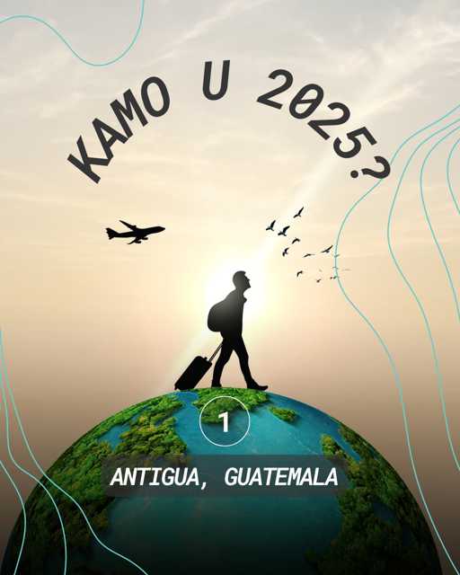 Počinjemo novi serijal "Kamo u 2025?" 🥳 Svakog utorka donosimo novu lokaciju, odnosno ideju za putovanje! National Geographic objavio je popis preporuka za putovanja u 2025, a mi smo iz njega probrali odredišta i ispisali nezaobilazne stanice. 🗺️ Prvi utorak rezerviran je za Antiguu! 🙌

#kamou2025 #putovanje #punkuferhr