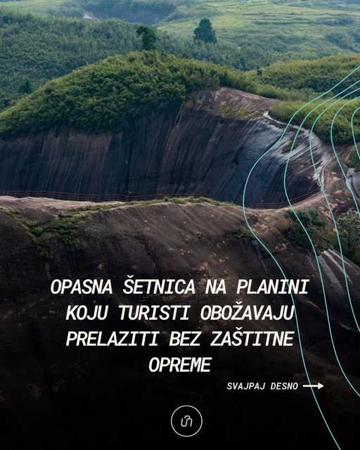 Ponegdje tek pomoćni rukohvat, a greben je toliko strm, uzak i zaglađen da podsjeća na oštricu noža. Gaoyi greben 📍

🔗 Više potražite putem linka u opisu profila. 

#travel #punkuferhr