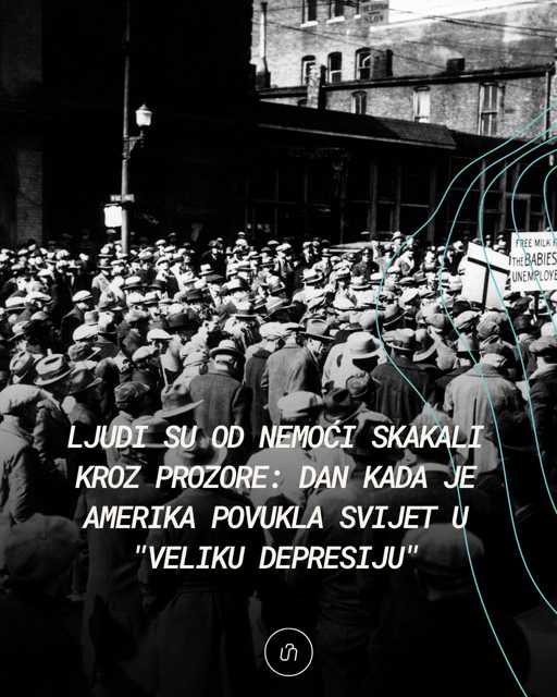 Crni četvrtak označava početak velike ekonomske krize, poznate kao Velika depresija. Tog je dana američko tržište dionica doživjelo kolaps i ogromne financijske gubitke. Krah burze izazvao je bankrote, otpuštanja i veliko siromaštvo diljem svijeta, a oporavak je trajao desetljećima.
🔗Više pronađite putem linka u opisu profila. 
#punkuferhr