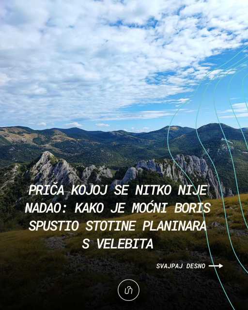 U krugovima planinara i avanturista dobro je poznato da je drugi tjedan u rujnu rezerviran za jedinstveno događanje u našoj zemlji – Highlander Velebit. ⛰️ Put je dug više od sto kilometara, a planinari su ove godine imali posebne uvjete - anticiklonu Boris. 

🔗Na linku u opisu profila pročitajte kako je izgledala ta avantura! 

#hiking #punkuferhr