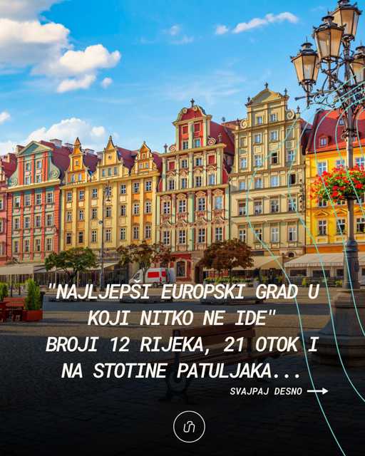 Wroclaw ima čak 12 rijeka, 21 otok i više od 300 mostova, a zbog ugodne klime i prijateljskih cijena predstavlja jedan od omiljenih gradova za život u Poljskoj, ako ne i šire. 💫

🔗Više o ovom gradu pročitajte na linku u opisu profila. 

#travel #punkuferhr