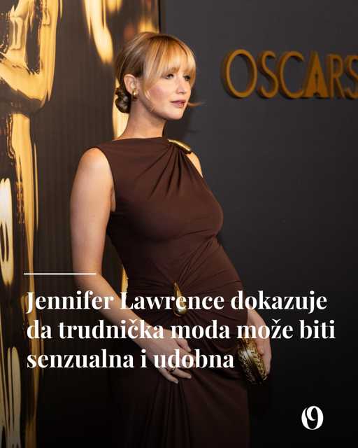 Jennifer Lawrence zablistala je u elegantnoj smeđoj haljini. 🙌 Koji su vaši dojmovi??