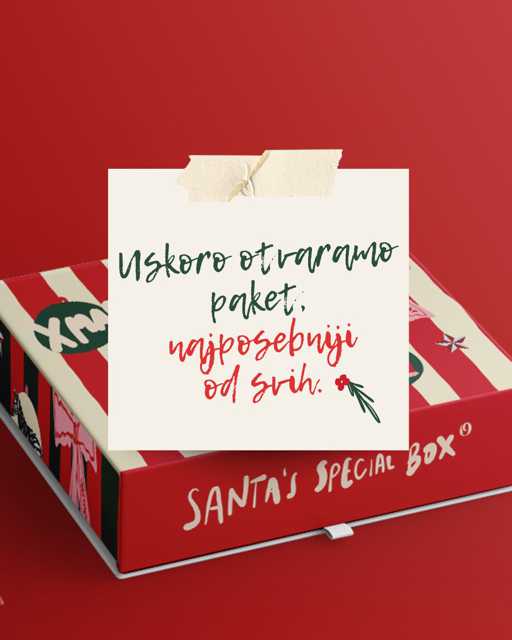 🎄🎄🎄ADVENT ALERT!🎄🎄🎄
Ušli smo u čarobni mjesec prosinac u kojem vam ove godine darujemo najposebniji box do sada! Pratite nas u narednim danima kada ćemo otkriti što sve sadrži naš Santa's special box. 🤗
#merryzadovoljna #zadovoljnahr