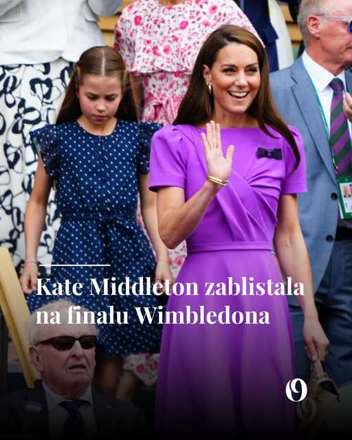 Catherine je ove godine zablistala u haljini ljubičaste boje koja je, uz zelenu, dio službenog loga Wimbledona. 
Više pročitajte na linku u opisu profila!
#katemiddleton #zadovoljnahr