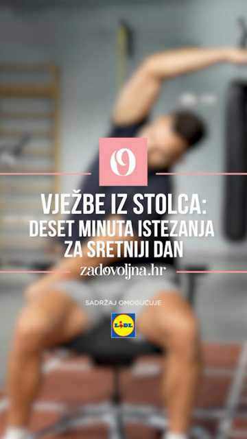 Istegni se uz vježbe kineziologa Petra Sabolčeca bez ustajanja sa stolca, bilo da si u uredu ili doma. Samo desetak minuta vježbanja za ljepši dan! 
Sponzorirano @lidl_hrvatska